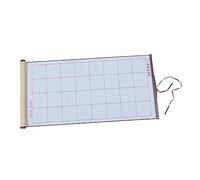 Operitacx Reusable Water Writing Cloth Scroll for Chinese Calligraphy Beginners Absorbent Rice Paper Texture Painting and Brush Writing Mat