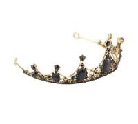 Operitacx Rhinestone Crown Crystal Tiara 5.51x3.15x1.18 Inch Lightweight Non-deformation Baroque Style for Bride Woman Wedding Party Costume