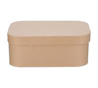 Operitacx Rounded Paper Box for Crafts and Tea Packaging with Versatile Design and Ample Storage Space, Khaki Paper Rounded Box Suitable for Art Projects and Elegant Packaging