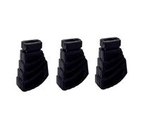 Operitacx Rubber Feet L Size Wc10 3pcs Black Designed to Increase Friction and Keep Stability for Drum Cymbal Stand Rack Bracket for Drummers and Music Bands Using Large Single Braced