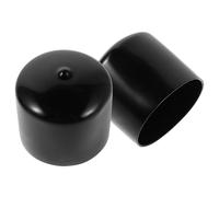 Operitacx Rubber Wheel Bearing Caps with 50mm Inner Diameter for Outdoor Trailer Applications 8pcs Dustproof and Weatherproof Replacement Covers for Trailer Wheel Hubs and Pipes