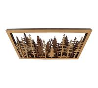 Operitacx Rustic Wooden Art Decor 3d Scene Wall Plaque Carved Wood Panel with Smooth Surfaces for Living Room and Office Decorative Effect