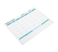 Operitacx Self-Adhesive PVC Monthly Whiteboard Calendar for Household Schedules and Weekly Planning, Reusable Dry Erase Board that Can Be Repositioned for Teachers and Students