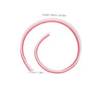 Operitacx Self Adhesive Water Retaining Strip Flexible Bathroom Shower Barrier for Wet and Dry Separation Easy to Cut and Install Durable Semi Transparent Sealant Tape for Bath Overflow