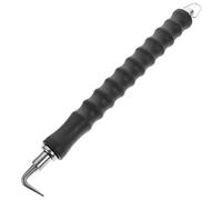 Operitacx Semi Automatic Steel Tie Wire Hook Tool for Rebar Tying Durable Lightweight Construction Fastener with Skid Handle Efficient Wire Twisting for Bar Placer Black Design