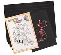 Operitacx Set of 10 Colorful Sandpaper Sheets A4 Size for Boys and Girls Painting Sets Drawing Pads