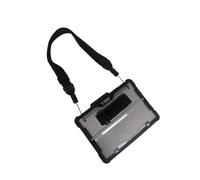 Operitacx Shockproof Plastic Tablet Shell with Shoulder Strap for Surface Pro Transparent Protective Cover with Pen Slot Precise Cutouts Slip Durable Tablet Case
