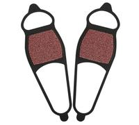 Operitacx Shoe Covers for Winter Coarse Sandcloth Outdoor 1 Pair with Resistance and Durability, Silicone Material Reusable Grip Shoe Covers for Hiking and Walking on Ice and Snow