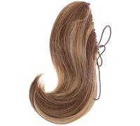 Operitacx Short Claw Clip Ponytail Extension for Women, Practical High Temperature Silk Hairpiece with Large Clip Opening, Natural Look Suitable for Shopping and Party Hair Styling