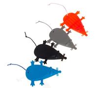 Operitacx Silicone Door Stopper Cartoon Mouse 5pcs Door Stop Wedge Baby Safety Product Windproof Anti-slam Door Protector Random Color