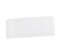 Operitacx Silicone Keyboard Cover Skin Compatible for Logitech Transparent Dustproof Protector with Washable Static Noise Reducing Keyboard Skin for Computer and Laptop Use