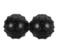 Operitacx Silicone Peanut Massage Ball for Neck and Haunch, Relieving Muscle and Tension, Delicate Design Body Massager for Point Therapy and Muscle Relaxation