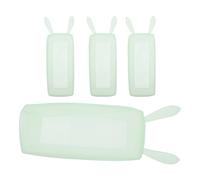 Operitacx Silicone Remote Control Protective Covers for Tv and Air Conditioner Remotes with Rabbit Ear Design 4pcs Waterproof and Dustproof Glow the Dark for Home and Office Use