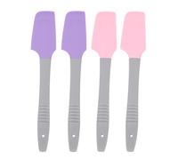 Operitacx Silicone Wax Application Spatulas Professional Waxing Sticks 4pcs with Pp Handles for Smooth and Precise Wax Coating No Burr and Effective Hair Removal Tools for Home Use