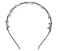 Operitacx Silver Hairband Lightweight Snowflake Headband Christmas for Non-fading Cloth Hoop Accessories Hair Party