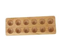 Operitacx Simple Style Wooden Egg Baskets for Fresh Eggs with Practicality and Durability Made of Wood for Refrigerator Storage