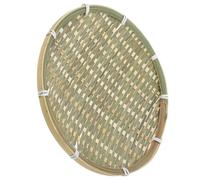 Operitacx Simple Woven Basket Light Green Multipurpose Food Storage Tray for Small Items and Candies Rustic Natural Fruit Organizer Basket for Decoration