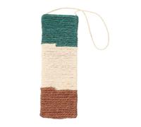 Operitacx Sisal Cat Scratch Board - Cat Claw Grinding Mat with Hanging Rope - Pet Scratcher Rug for House Wall/Door Floor Mount, Indoor Furniture Protection