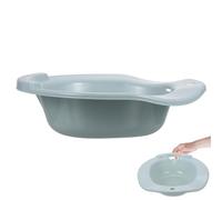 Operitacx Sitz Toilets Hole, Made Squat-Free Design and Hanging with Bath Basin for Sturdy Blue Pp Material for Comfortable and Hygienic Care Pregnant Women Postpartum Household Personal
