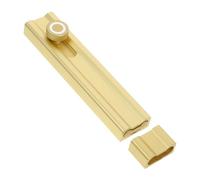 Operitacx Slide Bolt Door Lock Adhesive Flush Bolt Latch Secure Vintage Design for French Patio Doors Easy Install Theft Protection Durable Construction Night Glow Option