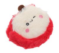 Operitacx Small Plush Coin Purse Red Fruit Shape Soft Plush Wallet for Women Girls to Carry Change Cash Lipstick Storage Bag as Novelty Soft Pouch