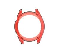 Operitacx Small Silicone Watch Cover for Case Transparent Red Lightweight Safeguards Against Dirt Scratches and Damage