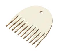 Operitacx Small Wooden Sawtooth Comb for Weaving Tooth Durable Lightweight Tapestry Tool with Hanging DIY Craft Accessory for Yarn and Macrame Projects