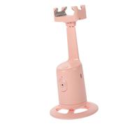 Operitacx Smart Phone Rack with Face Recognition Following Shot Stand for Live Streaming Desktop Mobile Holder Made of Durable and Ultra Low Power Consumption Pink