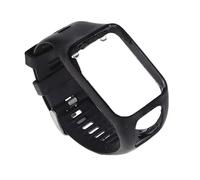 Operitacx Smart Watch Band Replacement Black Compatible with Tomtom Runner Spark Spark Golfer Ergonomic Wristband for Comfortable Sports Wear