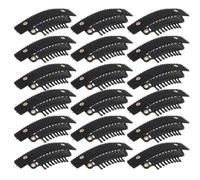 Operitacx Snap Clips Iron, Hair Extensions Wigs for U Shape 50pcs Self-adhesive Lightweight Plastic Hair Clips with Enhanced Grip for Office and Stage Performance