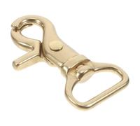 Operitacx Solid Brass Swivel Snap Hook with Trigger Clasp for Keychains and Bags Heavy Duty Polished Brass Hook for DIY Projects Smooth Wear Resistant Surface Versatile Attachment Accessory