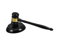Operitacx Solid Wood Judge Gavel Hammer Multifunctional Auctioneer Hammer for Lawyer Chairman Law Student Portable Compact Wooden for Courtroom School Play Board President Use