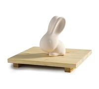 Operitacx Solid Wood Pottery Clay Cutting Board for Sculpting Artists, Small 24x30cm Mason Board Pad, Handmade Clay Sculpture Base Suitable for Pottery and Crafting