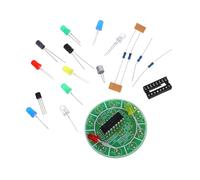 Operitacx Sound Activated Rotating LED Light Kit with Vibrant Colors DIY Electronic Circuit for Science Experiments and Teaching Sound Sensitive Microphone Responsive to Ambient Noise