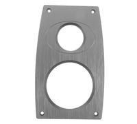 Operitacx Speaker Double Opening Trim Plate, Plastic Protective Shield for Industrial Control Panels, Audio Equipment and DIY Hardware Enhancement 6.6x4''