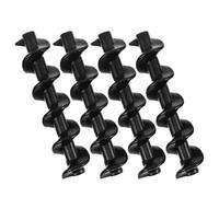 Operitacx Spiral Shaft Replacement Plastic Feed Rod Set for Chocolate Fountain 4pcs with Efficient Spiral Structure for Home and Small Business Machine Repair