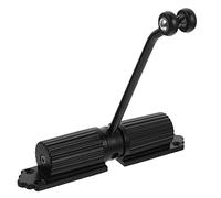 Operitacx Spring Loaded Door Closer with Double Springs Cast Aluminum Auto Close Door Hinge Left Right Installation Portable for Home and Office