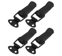 Operitacx Spring Loaded Toggle Latch 4 Set with Medium Size Clamp for Box Lid and Cabinet Door Securing