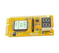 Operitacx Stable Motherboard Tester Tool with Precise Motherboard Detecting Card and Identifying Problems Orange Electronic Components for DIY Enthusiasts and Professional Technicians