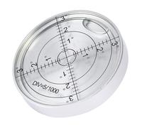 Operitacx Stainless Steel Circular Bubble Level Small Spirit Level for Construction Engineering Surveying