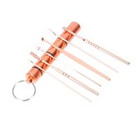 Operitacx Stainless Steel Ear Wax Pickers Ear Cleaning Tools for Cerumen Removal Kit Earwax Cleaners for Maintenance