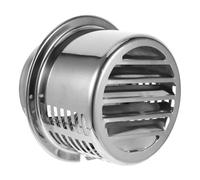 Operitacx Stainless Steel Rainproof Exhaust Vent Cover for Kitchen Range Hood Easy Installation Air Outlet Grille for Exterior Walls Weather Resistant Design Ensures Optimal Performance