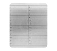 Operitacx Stainless Steel Seed Word Plate for Secure Backup - Fireproof Metal Wallet Dual-sided 24-word Seed Phrase Storage, Silver Storage Board for Crypto Safety