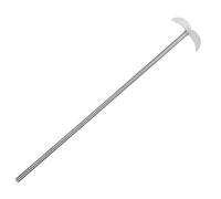 Operitacx Stainless Steel Stir Bar Mixing Shaft Durable Lab Stirrer Accessory for Liquid Mixing in Biochemical Research and Industry Acid Alkali Resistant