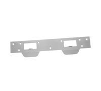 Operitacx Strike Plate for Door Frame Repair Reinforced Dual Hole Latch Plate for Enhanced Security Versatile Application for Homes and Offices Compatible with Various Door Bodies