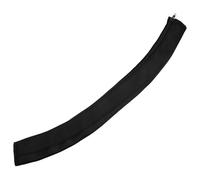Operitacx Stroller Grip Protector Handle with Leather and Cover Extra Reusable Design Armrest Sleeve in Black for Prams and Pushchair