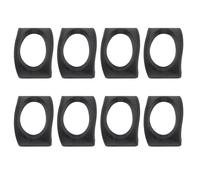 Operitacx Sturdy Resin Ocarina Stands Stable Support and One-piece Design 8pcs Portable Musical Instrument Holders Black 6-hole Ocarina Brackets Suitable for Indoor and Outdoor Use