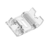 Operitacx Sturdy Roller Presser Foot for Sewing Machine, Hard Metal Material with Rotating Feed and Anti-puckering Function, Suitable for Leather and Knitted Fabrics in Sewing