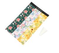 Operitacx Stylish Pen Stickers for Pencil Gen Cute Floral Handwriting Stylus Decoration with Ladybug Nib Covers Easy to Apply Pen Ornament for Accessories