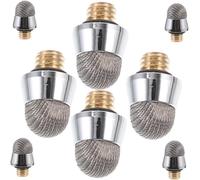 Operitacx Stylus Fiber Tips 8pcs M5 Outer Thread Conductive Cloth for Capacitive Pen Replacement for Digital Art and Handwriting on Touchscreens